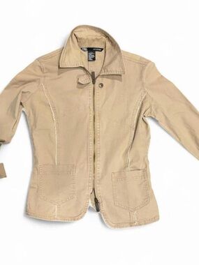 Ecko Unlimited Women’s Tan Utility Zip Jacket